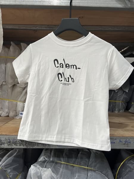 BABY TEE IN CALEM VER 01 - TRẮNG - M 1